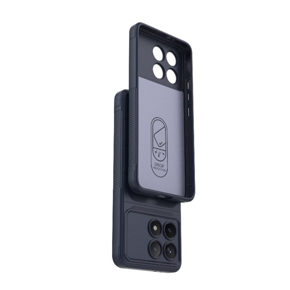 Custodia per Xiaomi Poco F6 Pro, Techsuit, Magic Shield, Viola