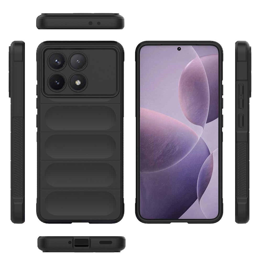 Custodia per Xiaomi Poco F6 Pro, Techsuit, Magic Shield, Rossa