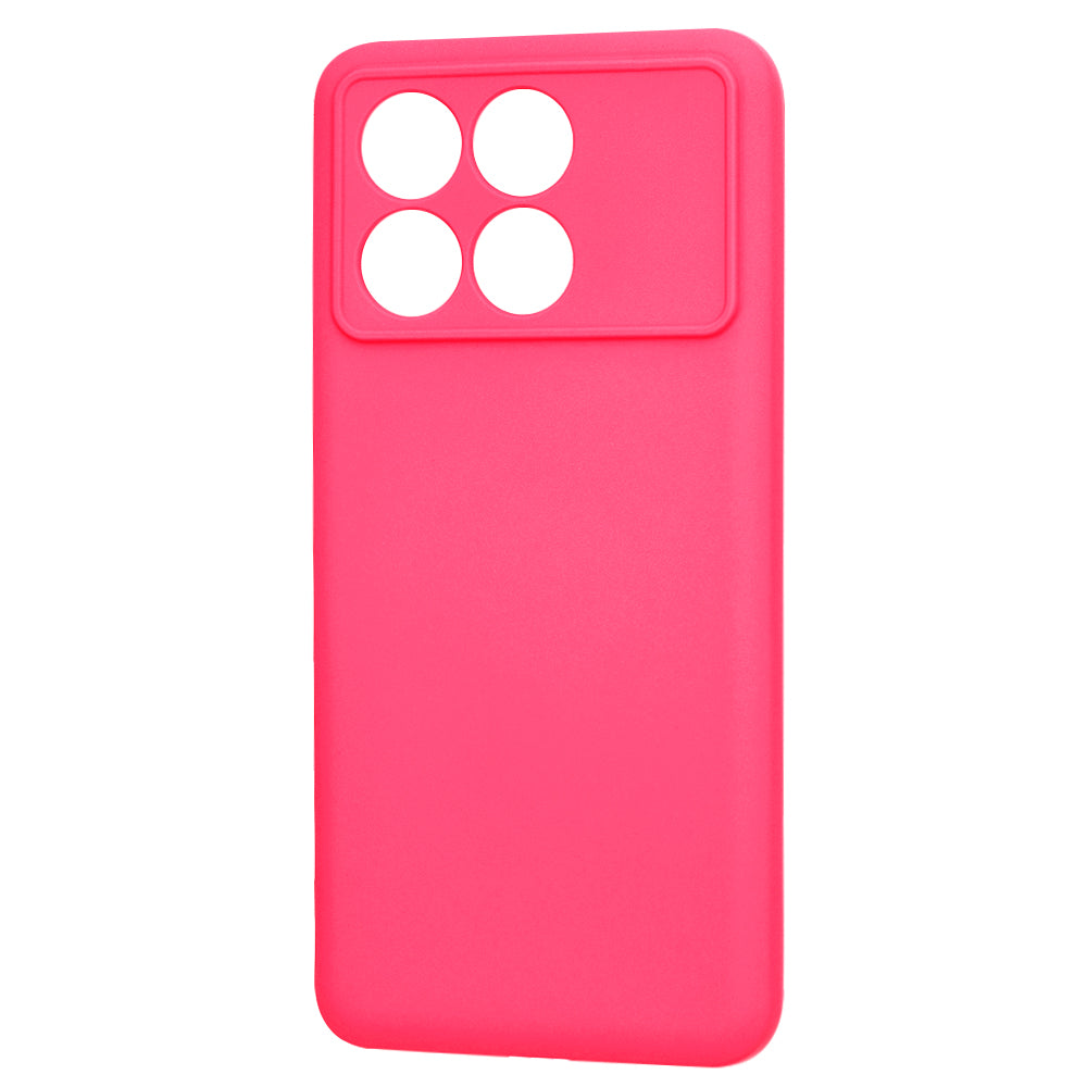 Custodia per Xiaomi Poco F6 Pro, Techsuit, SoftFlex, Rosa Scuro