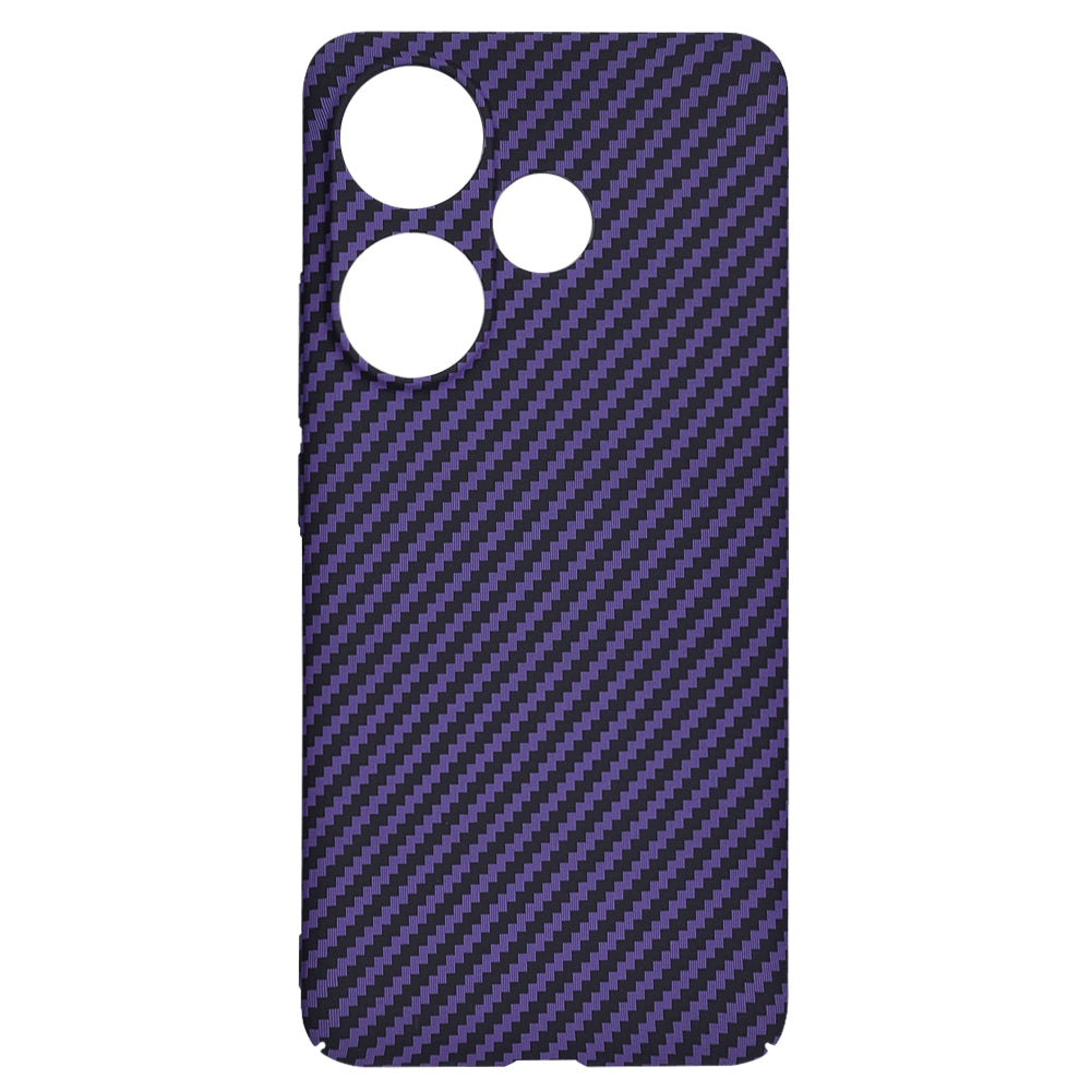 Custodia per Xiaomi Poco F6, Techsuit, Carbonite FiberShell, Viola