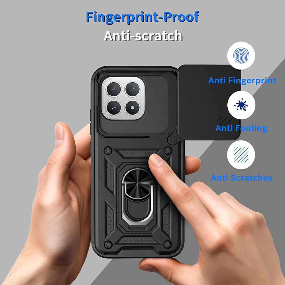 Custodia per Xiaomi Poco F8 Pro, Techsuit, CamShield, Nera