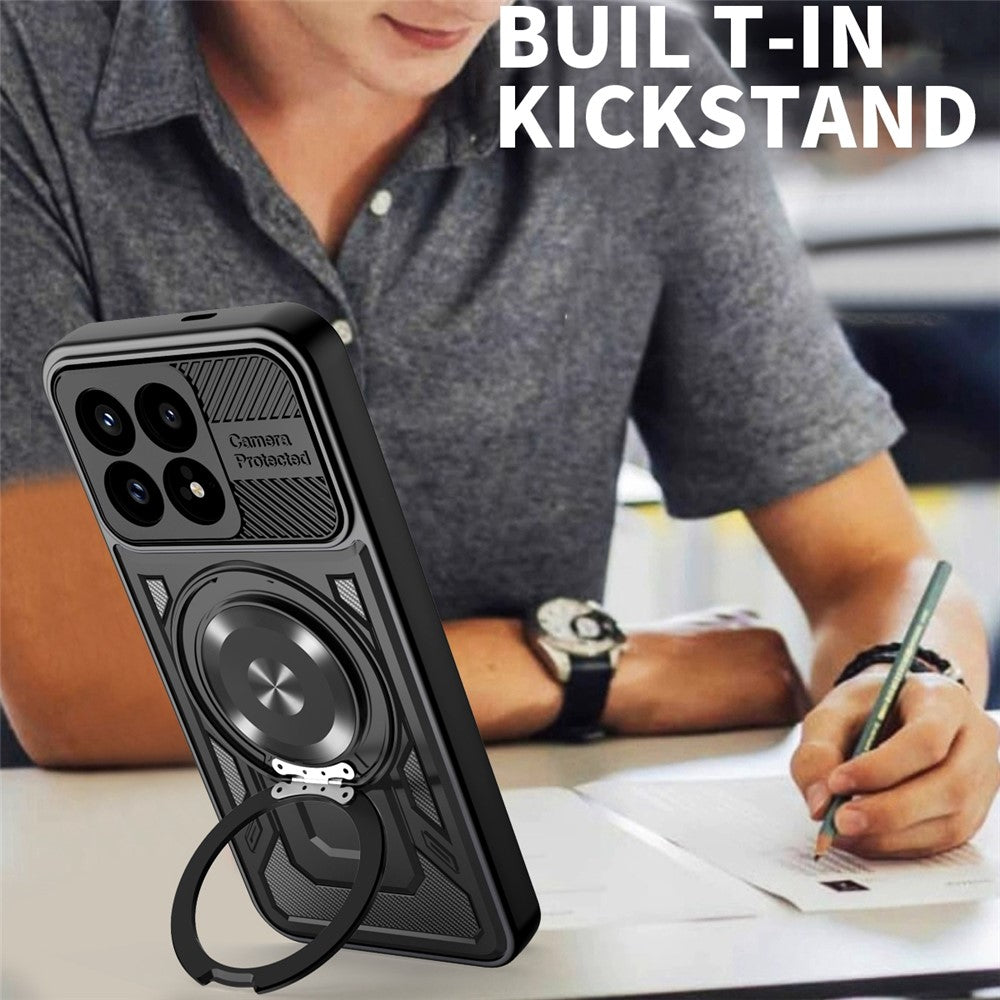 Custodia per Xiaomi Poco F8 Pro, Techsuit, RuggedCam, Blu