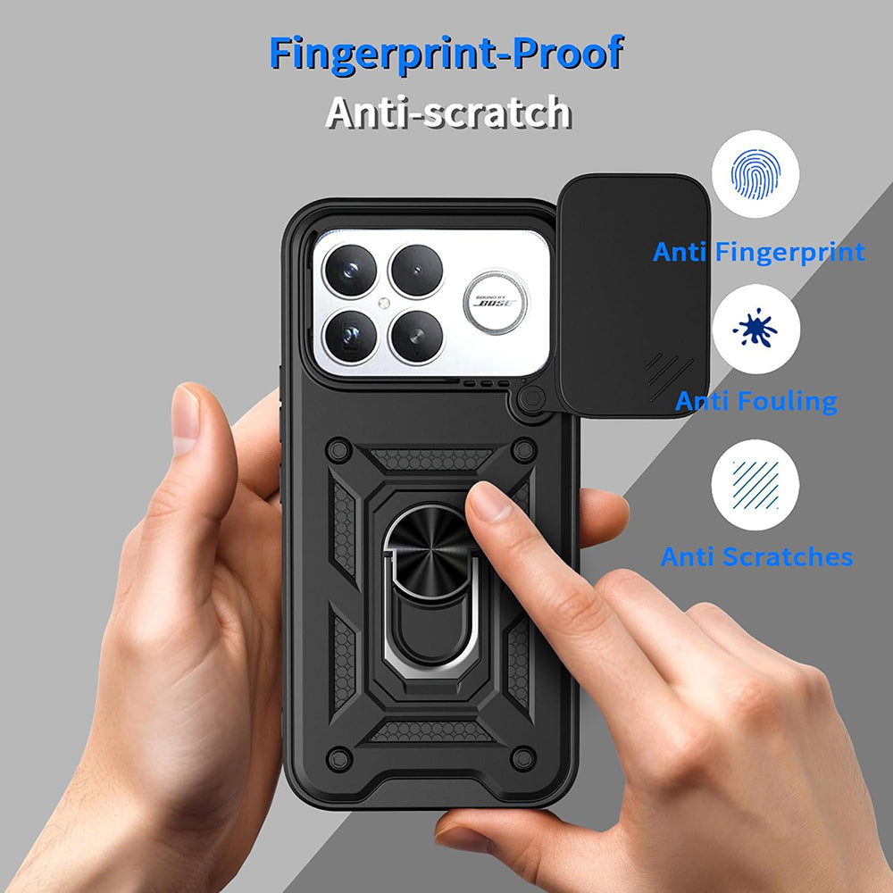 Custodia per Xiaomi Poco F8 Ultra, Techsuit, CamShield, Blu