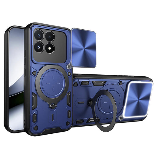 Custodia per Xiaomi Poco F9 Pro, Techsuit, CamGuard Pro, Blu