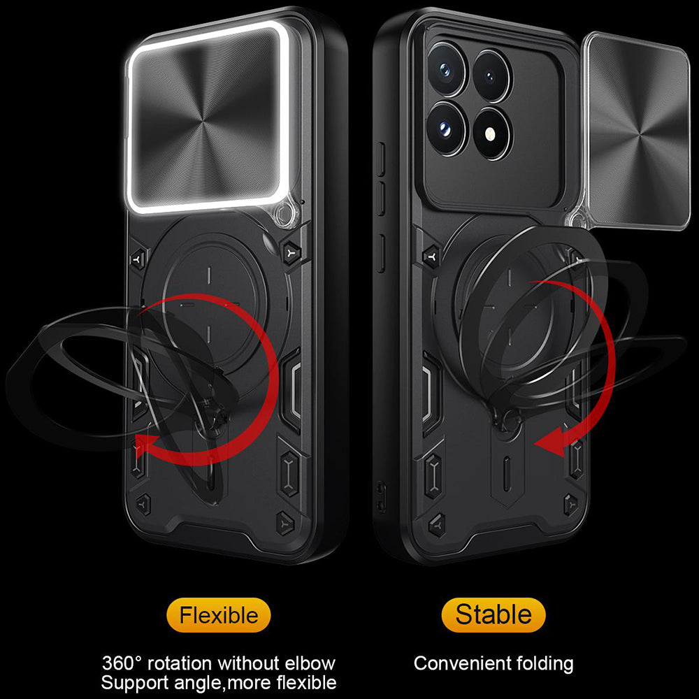 Cover per Xiaomi Poco F9 Pro, Techsuit, CamGuard Pro, nera