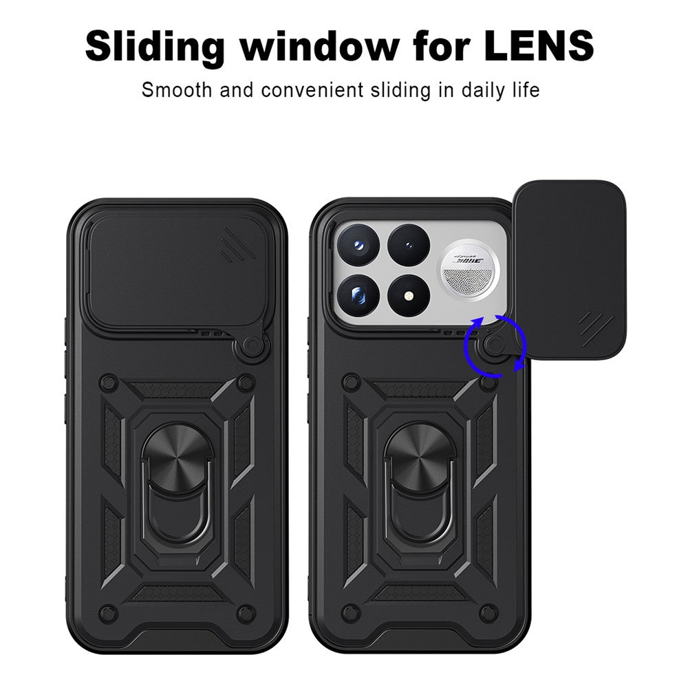 Custodia per Xiaomi Poco F9 Ultra, Techsuit, CamShield, blu