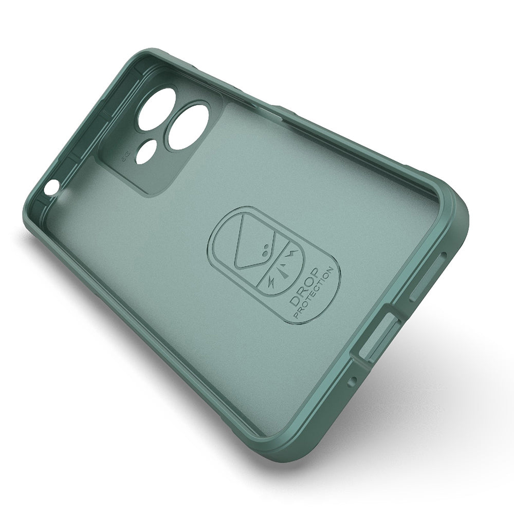 Custodia per Xiaomi Poco M6 4G / Redmi 13, Techsuit, Magic Shield, Nera