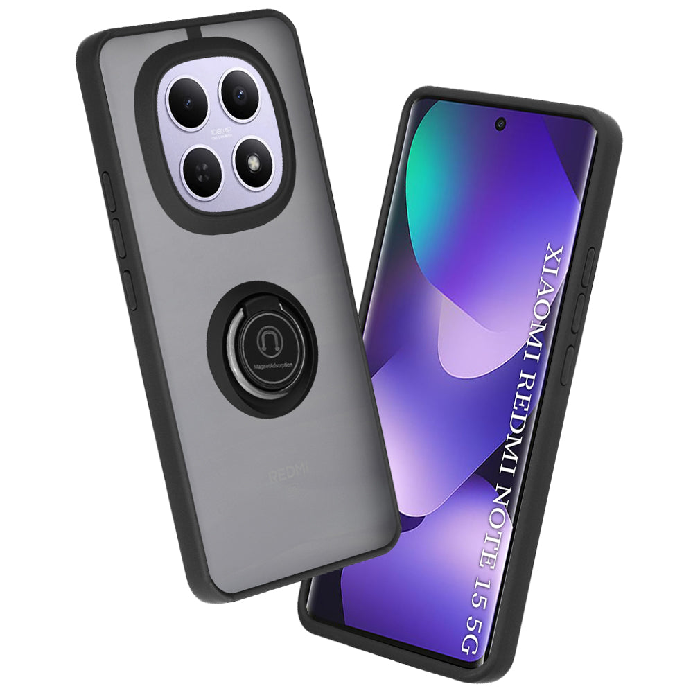 Custodia per Xiaomi Poco M8 / Redmi Note 15 5G / Note 15 4G, Techsuit, Glinth, Nera