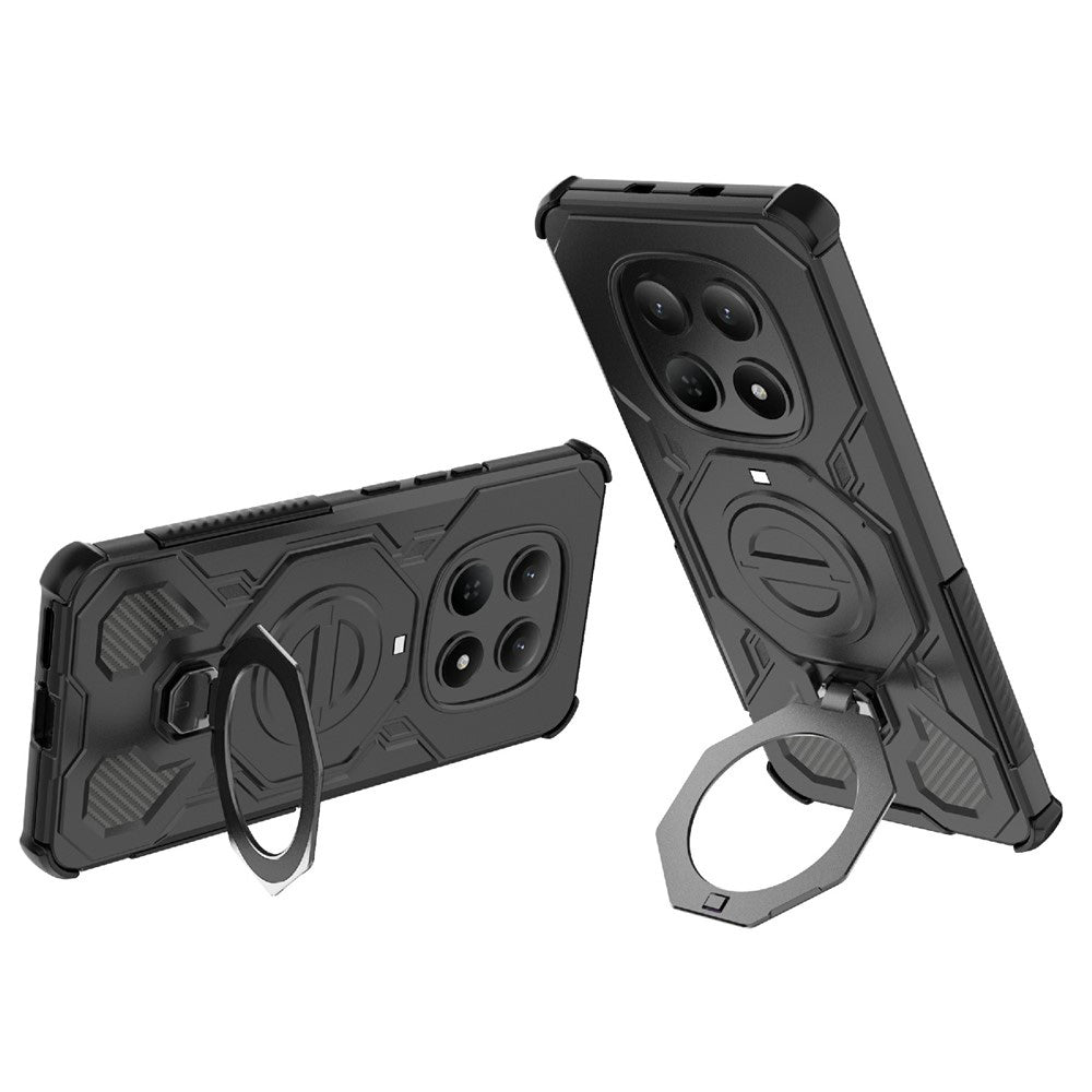 Custodia per Xiaomi Poco M8 / Redmi Note 15 5G, Techsuit, Carbon Shield Pro, Nera