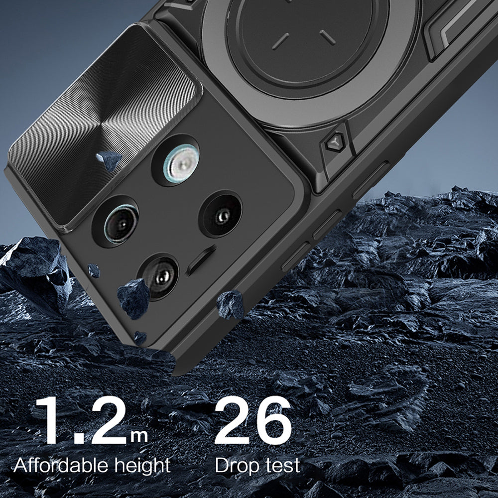 Custodia per Xiaomi Poco X6 / Note 13 Pro 5G, Techsuit, CamGuard Pro, Nera