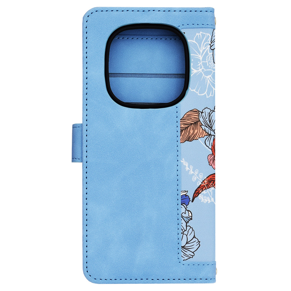 Custodia per Xiaomi Poco X7 / Note 14 Pro 5G, Techsuit, FlipCraft, Blu