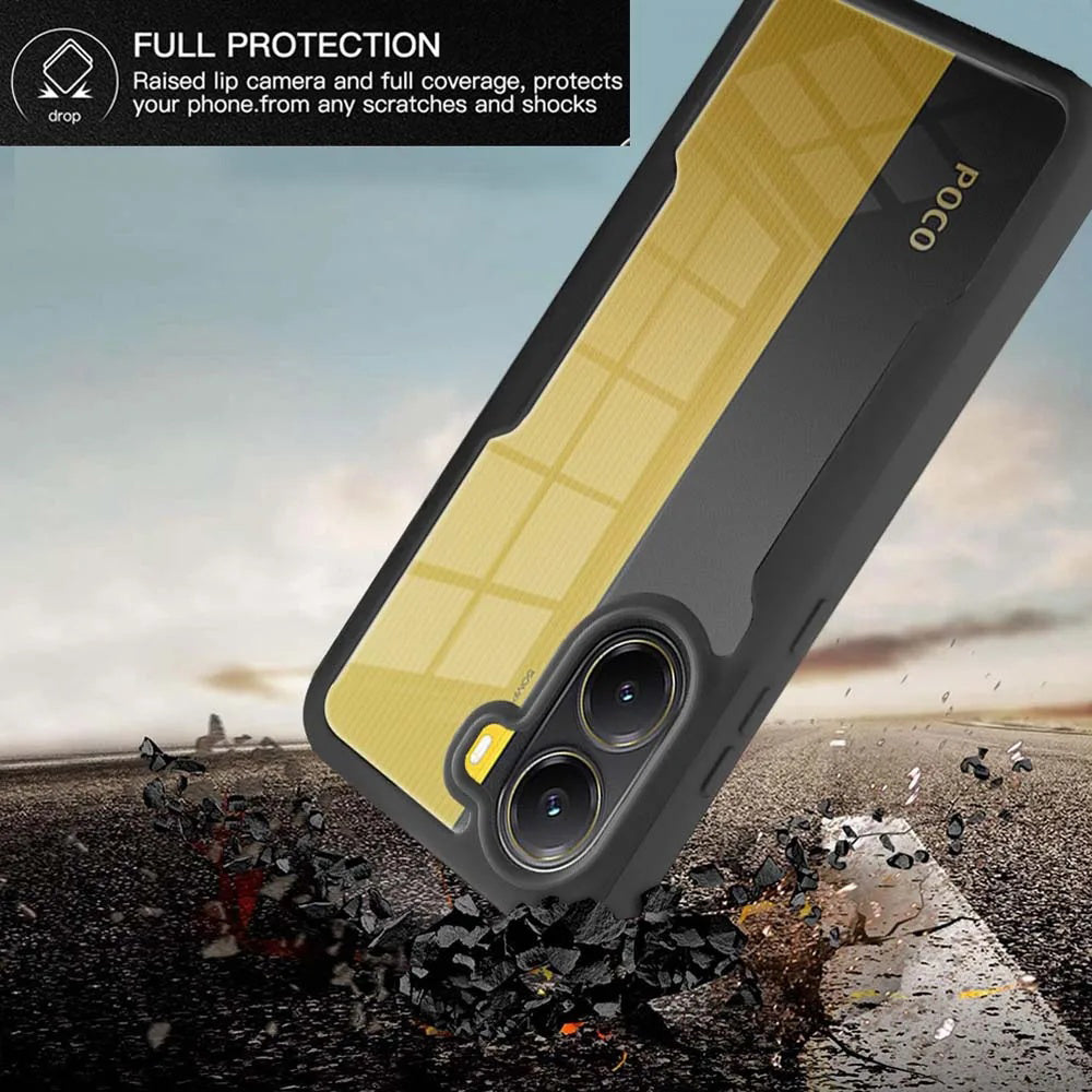 Custodia per Xiaomi Poco X7 Pro, Techsuit, ColorVerse 360, Blu