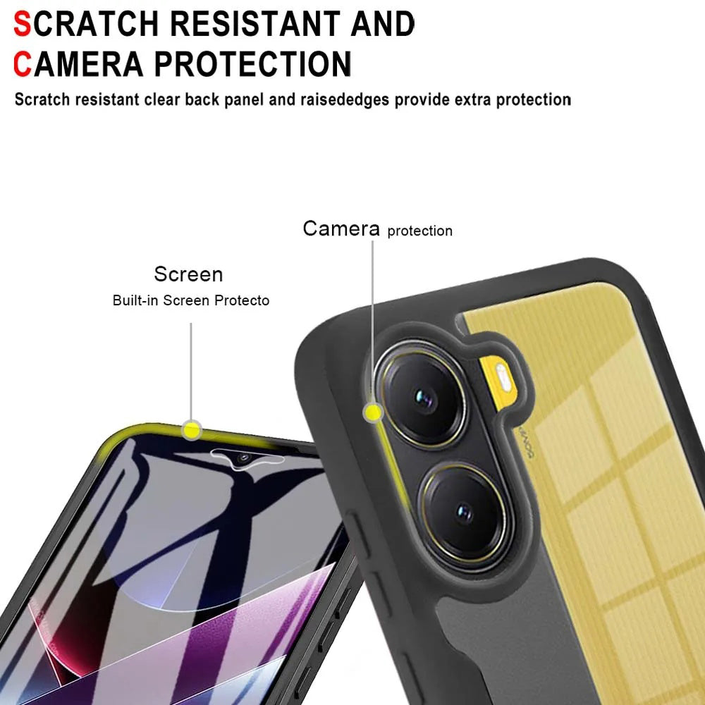Custodia per Xiaomi Poco X7 Pro, Techsuit, ColorVerse 360, Viola