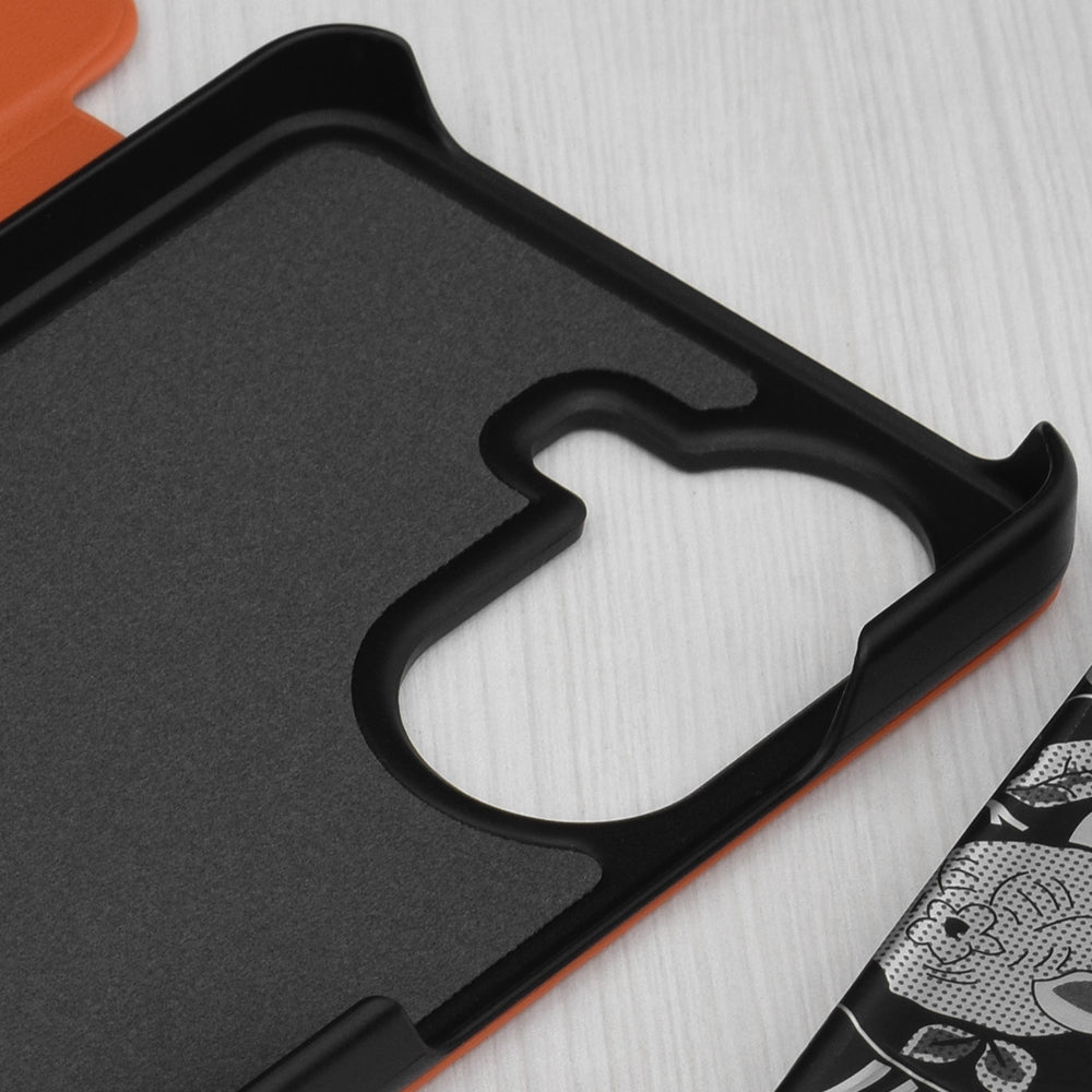 Custodia per Xiaomi Poco X7 Pro, Techsuit, eFold, Arancione