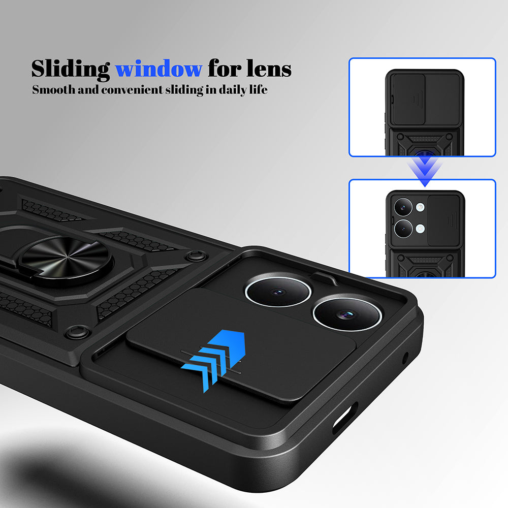 Custodia per Xiaomi Poco X8 Pro Max, Techsuit, CamShield, Nera