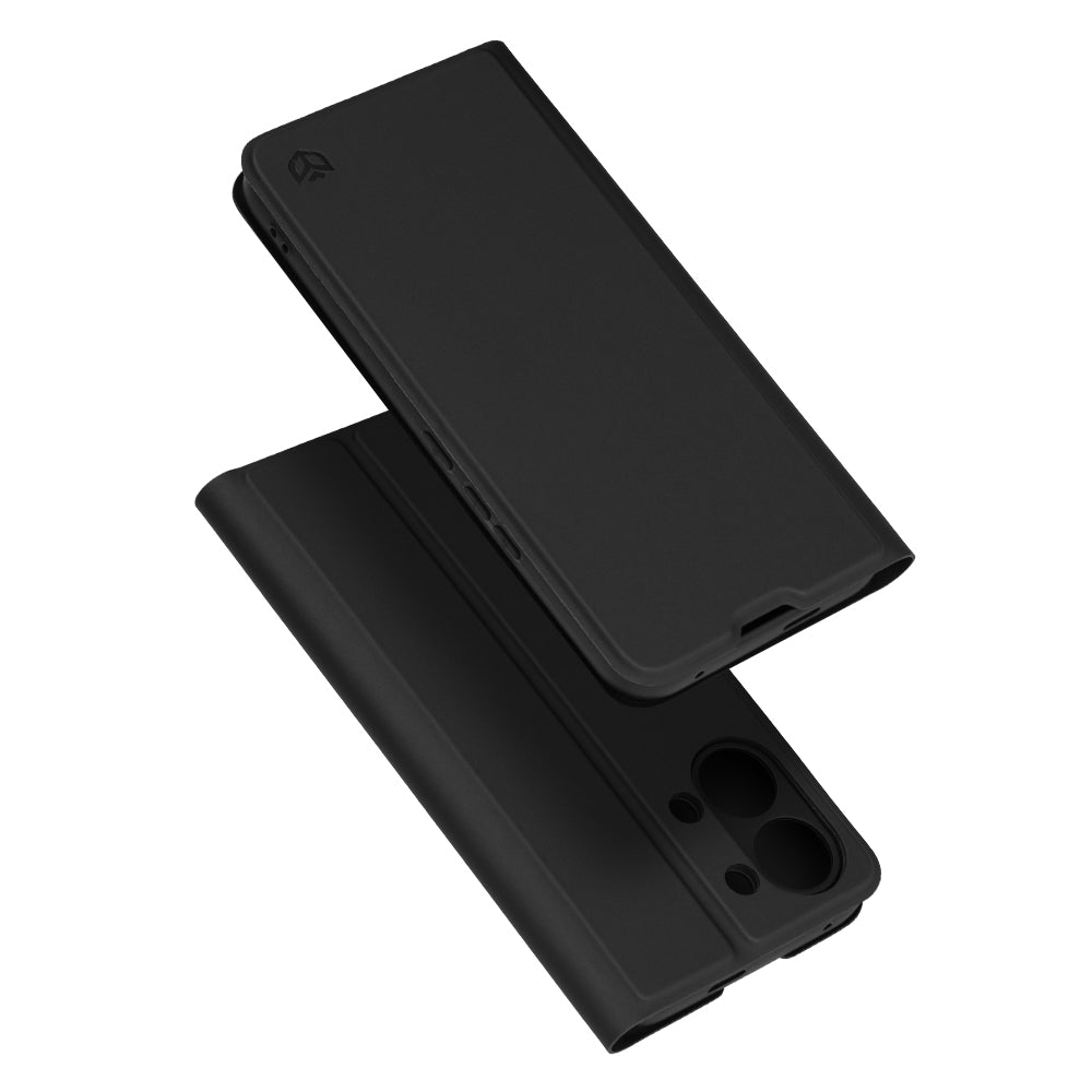 Custodia per Xiaomi Poco X8 Pro Max, Techsuit, Magskin Book, Nera