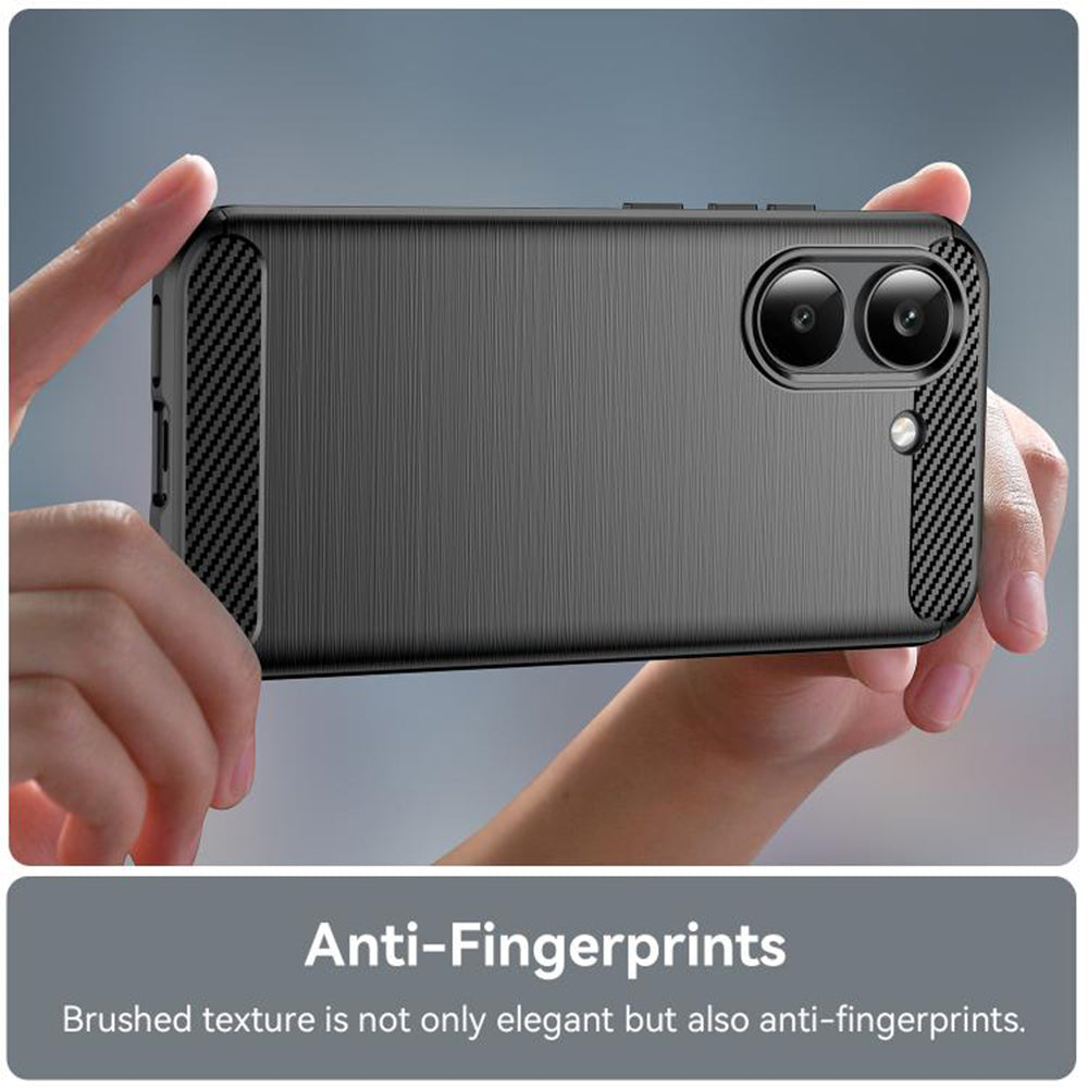 Custodia per Xiaomi Poco X8 Pro, Techsuit, Carbonio, Nera