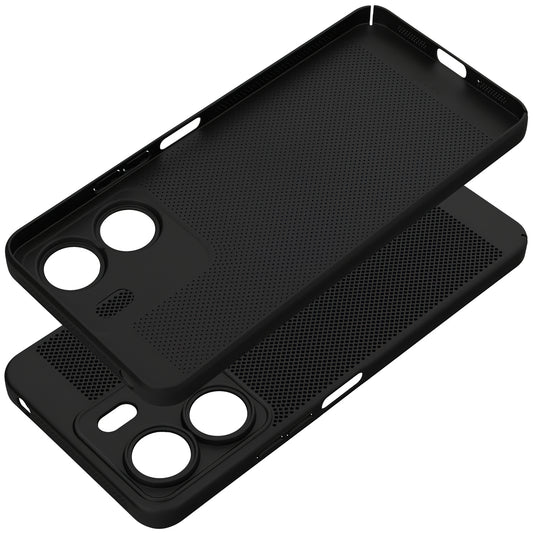Cover per Xiaomi Poco C65 / Redmi 13C, OEM, Breezy, nero