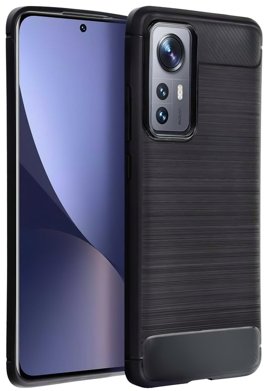 Custodia per Xiaomi Redmi 10 2022/10, OEM, carbonio, nero