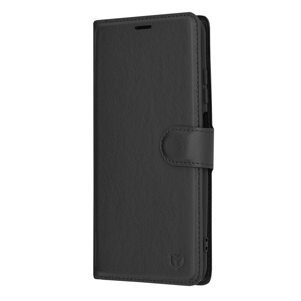 Custodia per Xiaomi Redmi 10 2022 / 10 (2021), Techsuit, Leather Folio, Nera