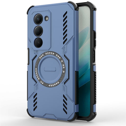 Custodia per Xiaomi Redmi 15 5G / 15 4G, Techsuit, ArmorMag, Blu