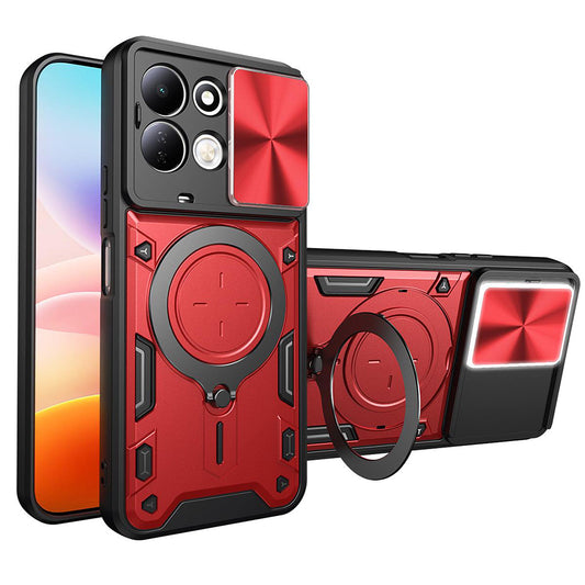 Custodia per Xiaomi Redmi 17 5G / 17 4G, Techsuit, CamGuard Pro, rossa