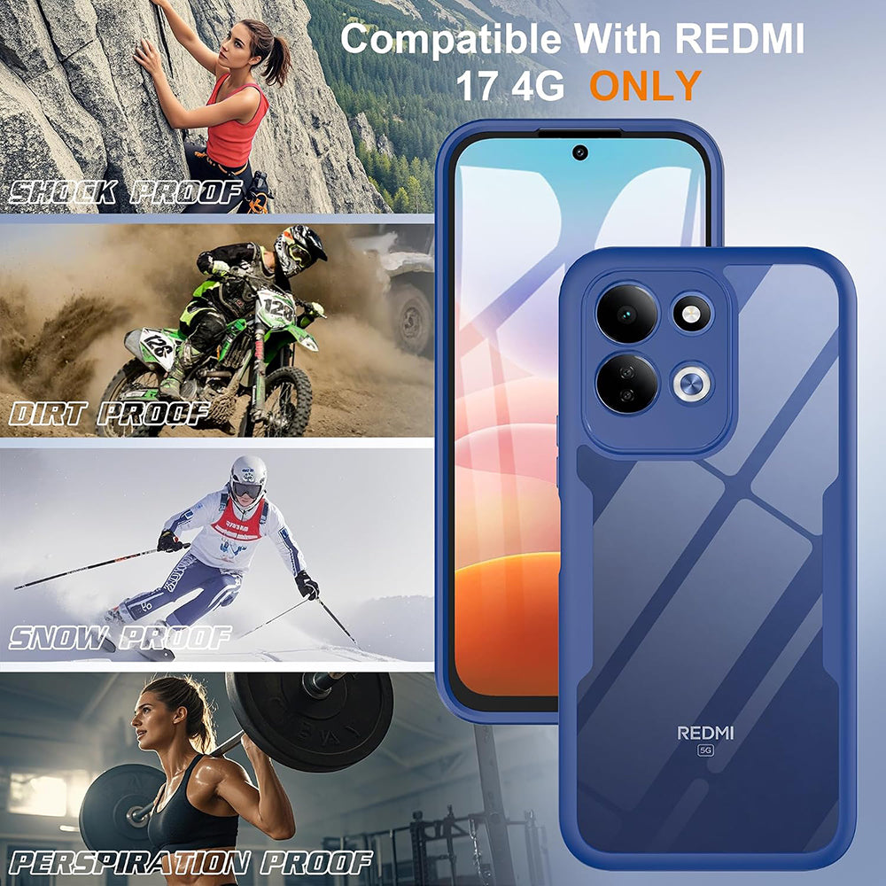 Custodia per Xiaomi Redmi 17 5G / 17 4G, Techsuit, ColorVerse 360, Nera