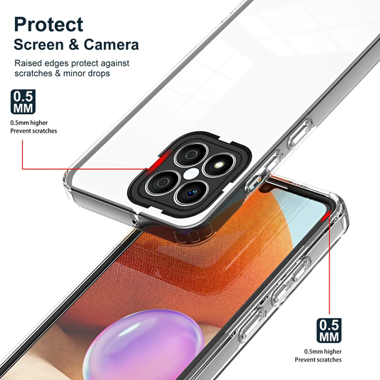 Custodia per Xiaomi Poco M6 / Redmi 13C 5G / Poco C65 / Redmi 13C, OEM, Enviro Hybrid, Nero