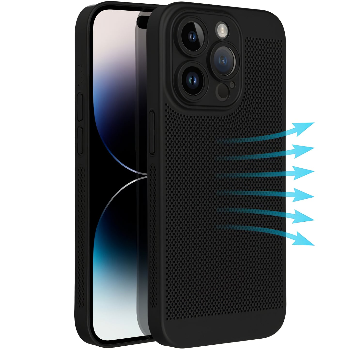 Cover per Xiaomi Poco C65 / Redmi 13C, OEM, Breezy, nero