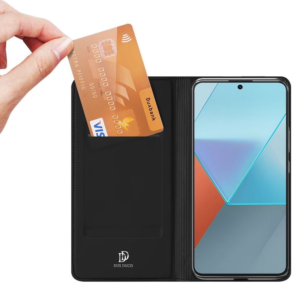 Custodia per Xiaomi Redmi Note 13 Pro+, DUX DUCIS, Skin Pro, Nera