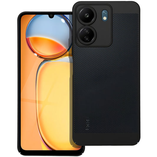 Cover per Xiaomi Poco C65 / Redmi 13C, OEM, Breezy, nero