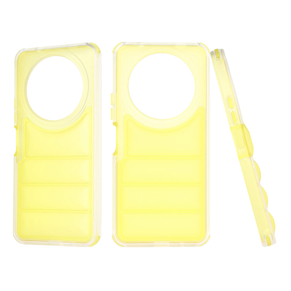 Custodia per Xiaomi Redmi A3x / A3, Techsuit, Wave Shield, Gialla