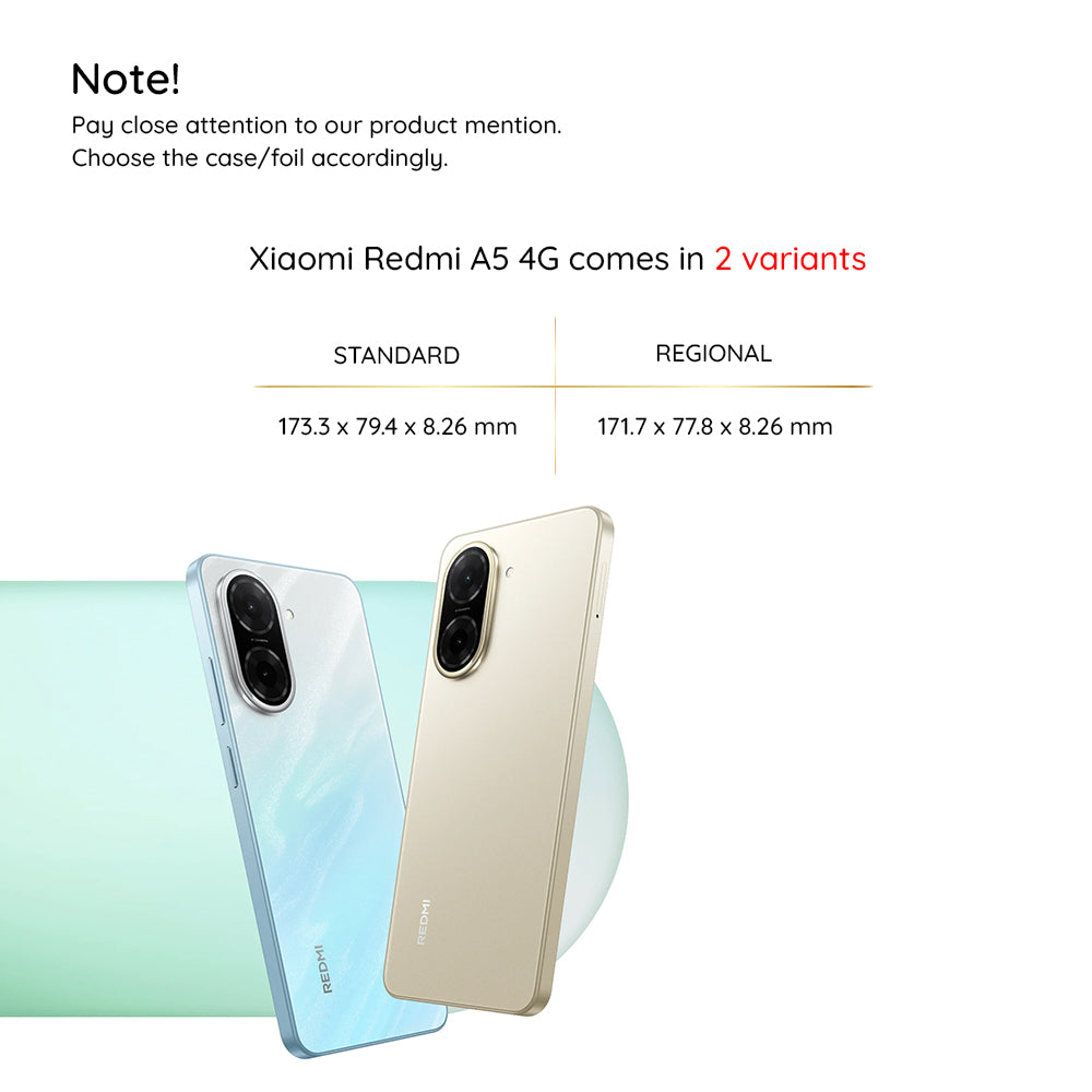 Custodia per Xiaomi Redmi A5 4G (Standard), Techsuit, ColorVerse 360, Blu