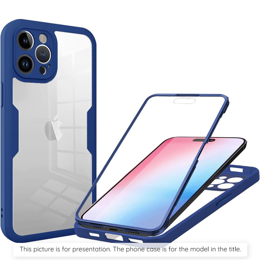 Custodia per Xiaomi Redmi A5 4G (Standard), Techsuit, ColorVerse 360, Blu
