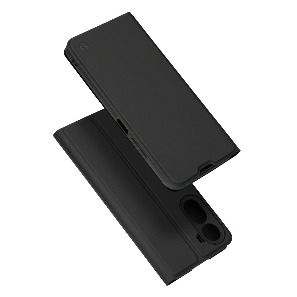 Custodia per Xiaomi Redmi A7 Pro 4G, Techsuit, Magskin Book, Nera