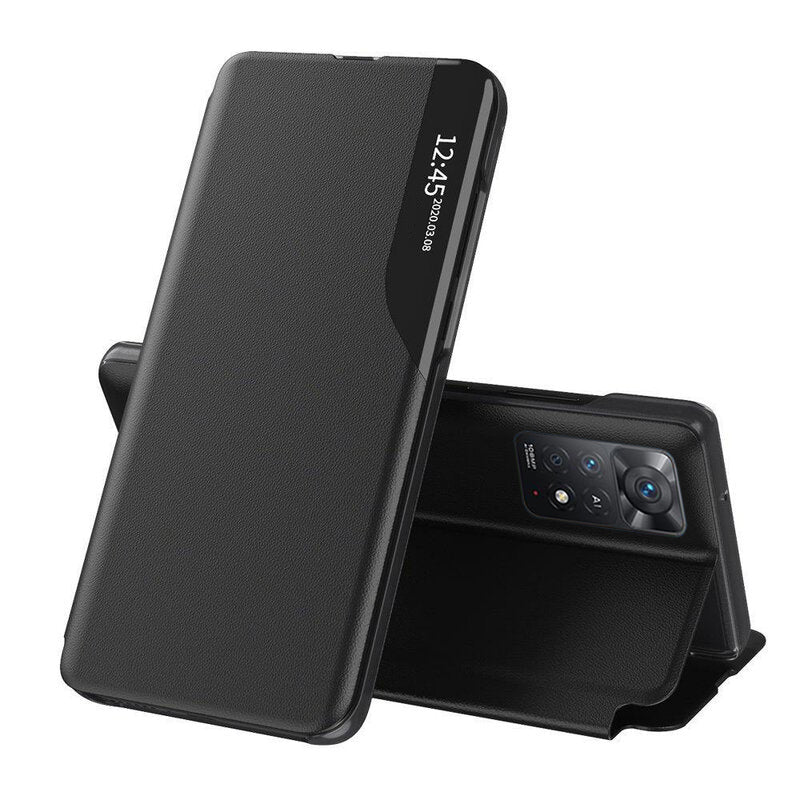 Custodia per Xiaomi Redmi Note 12 Pro 4G / Note 11 Pro 5G / Note 11 Pro, Techsuit, eFold, Nera