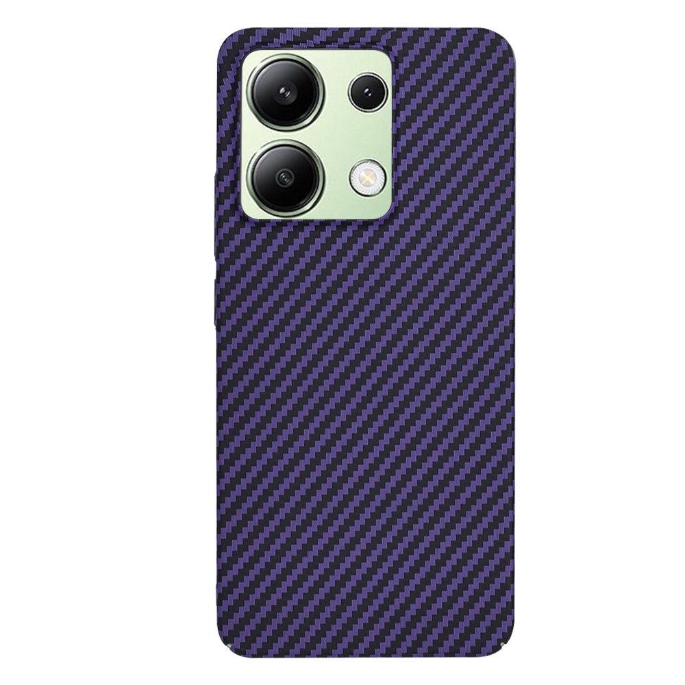 Custodia per Xiaomi Redmi Note 13 4G, Techsuit, Carbonite FiberShell, Viola