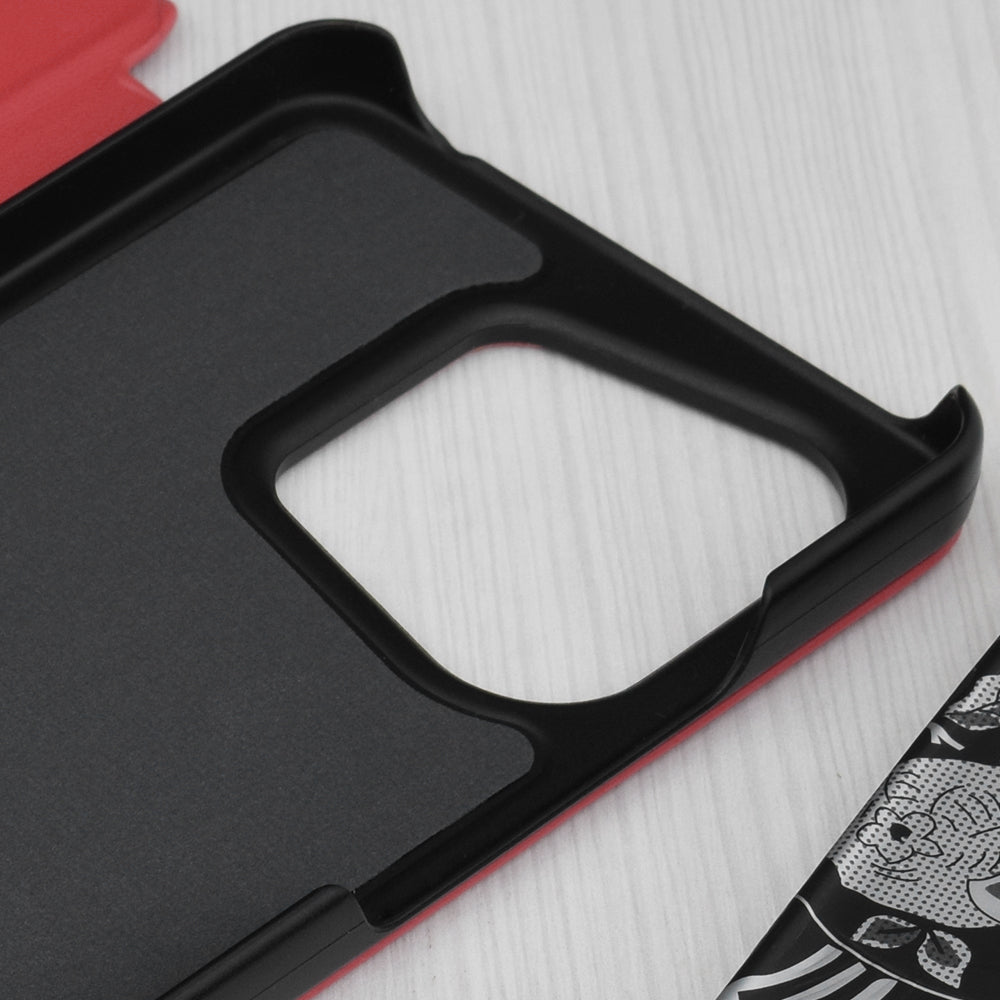 Custodia per Xiaomi Redmi Note 13 4G, Techsuit, eFold, Rossa