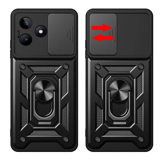 Custodia per Xiaomi Redmi Note 13 5G, Techsuit, CamShield, Nera