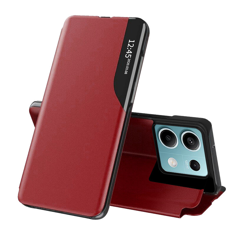 Custodia per Xiaomi Redmi Note 13 5G, Techsuit, eFold, Rossa