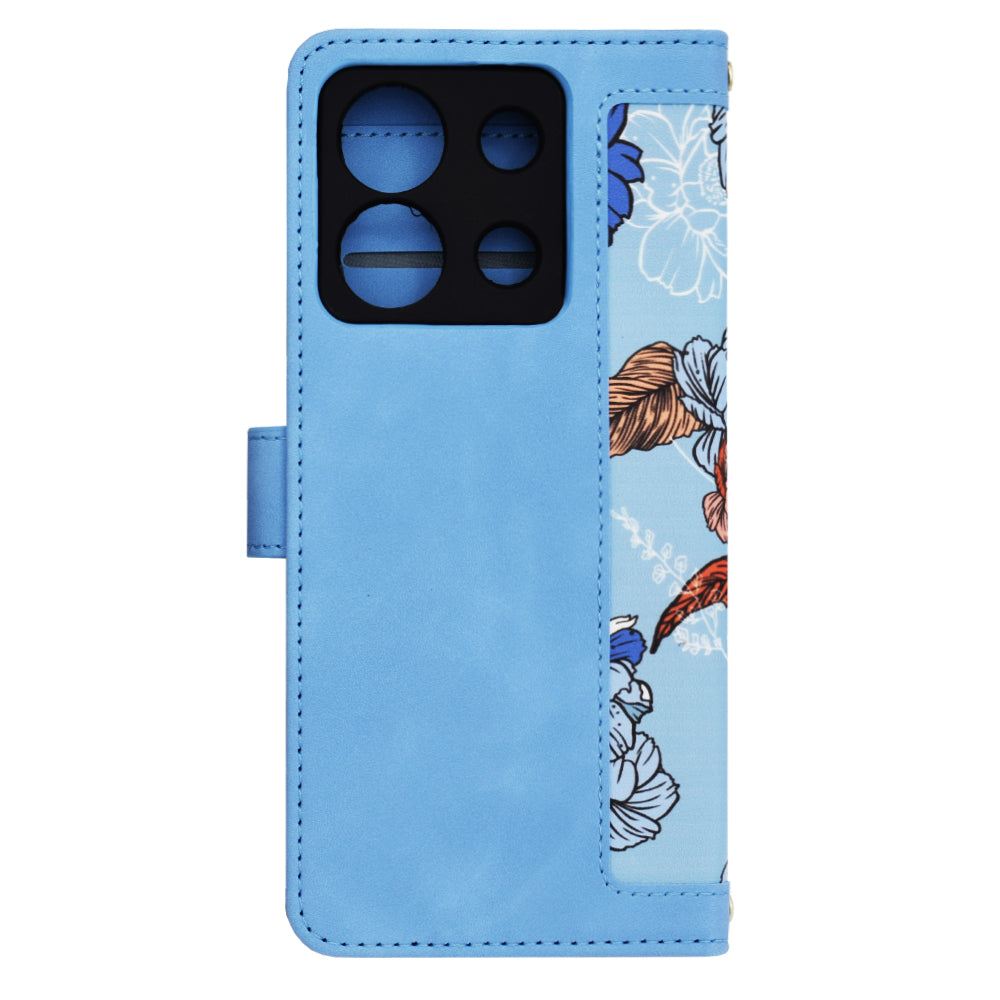 Custodia per Xiaomi Redmi Note 13 5G, Techsuit, FlipCraft, Blu