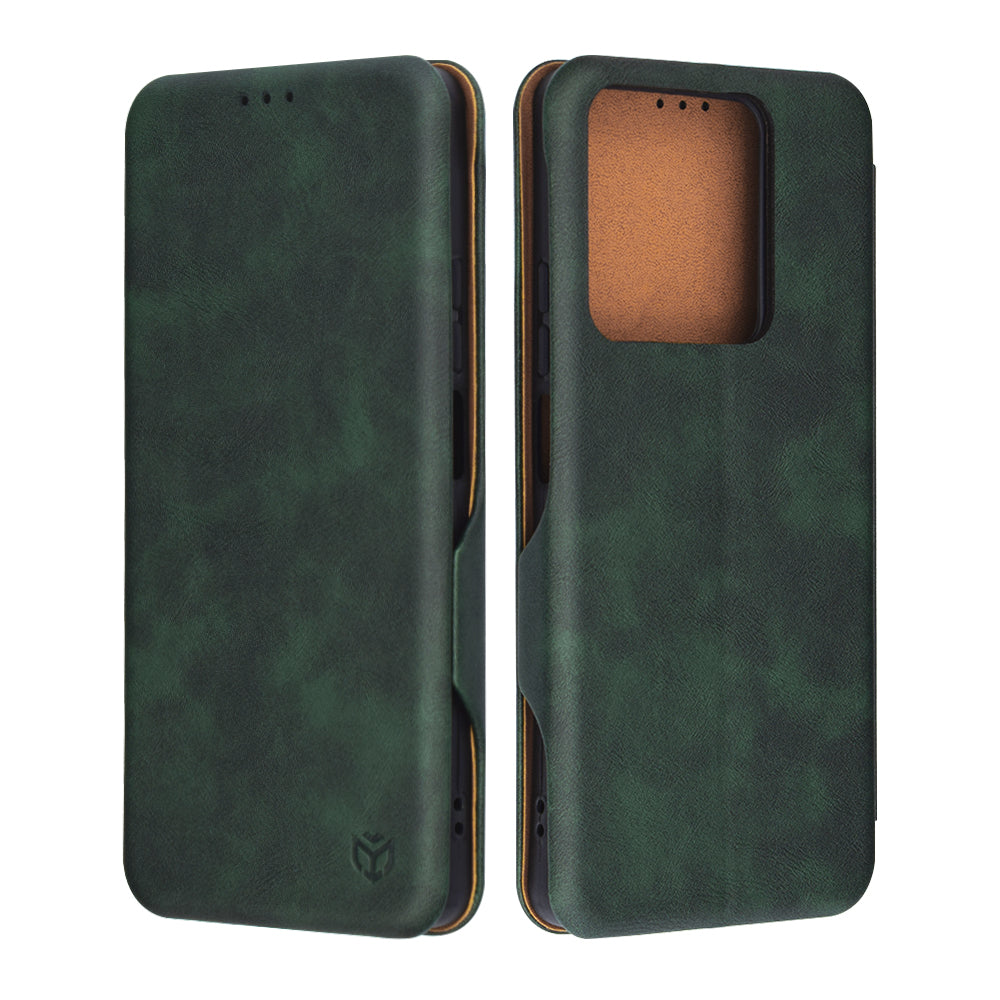 Custodia per Xiaomi Redmi Note 13 5G, Techsuit, Safe Wallet Plus, Verde