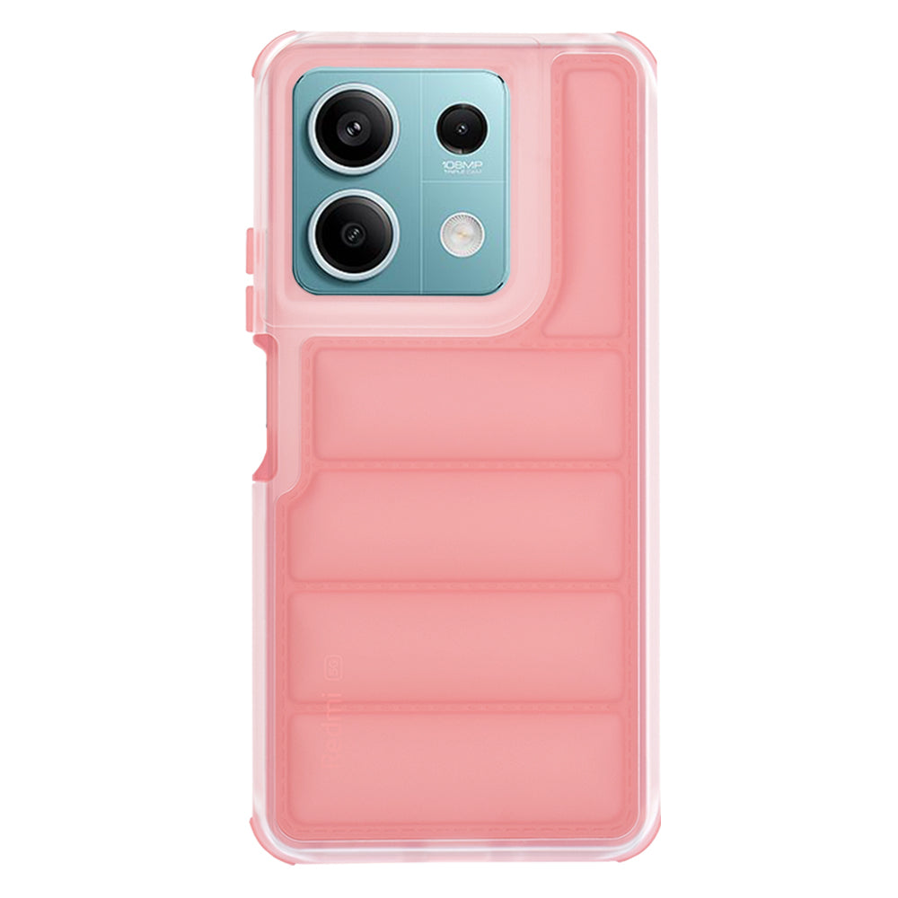 Custodia per Xiaomi Redmi Note 13 5G, Techsuit, Wave Shield, Rossa