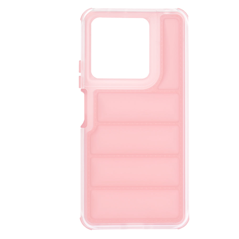 Custodia per Xiaomi Redmi Note 13 5G, Techsuit, Wave Shield, Rosa
