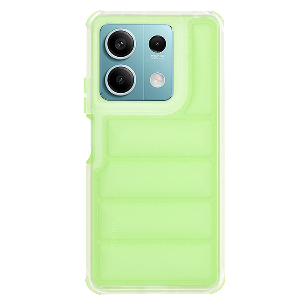 Custodia per Xiaomi Redmi Note 13 5G, Techsuit, Wave Shield, Verde