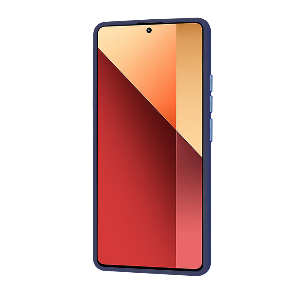 Custodia per Xiaomi Redmi Note 13 Pro 4G / Poco M6 Pro 4G, Techsuit, HaloFrost, Blu scuro