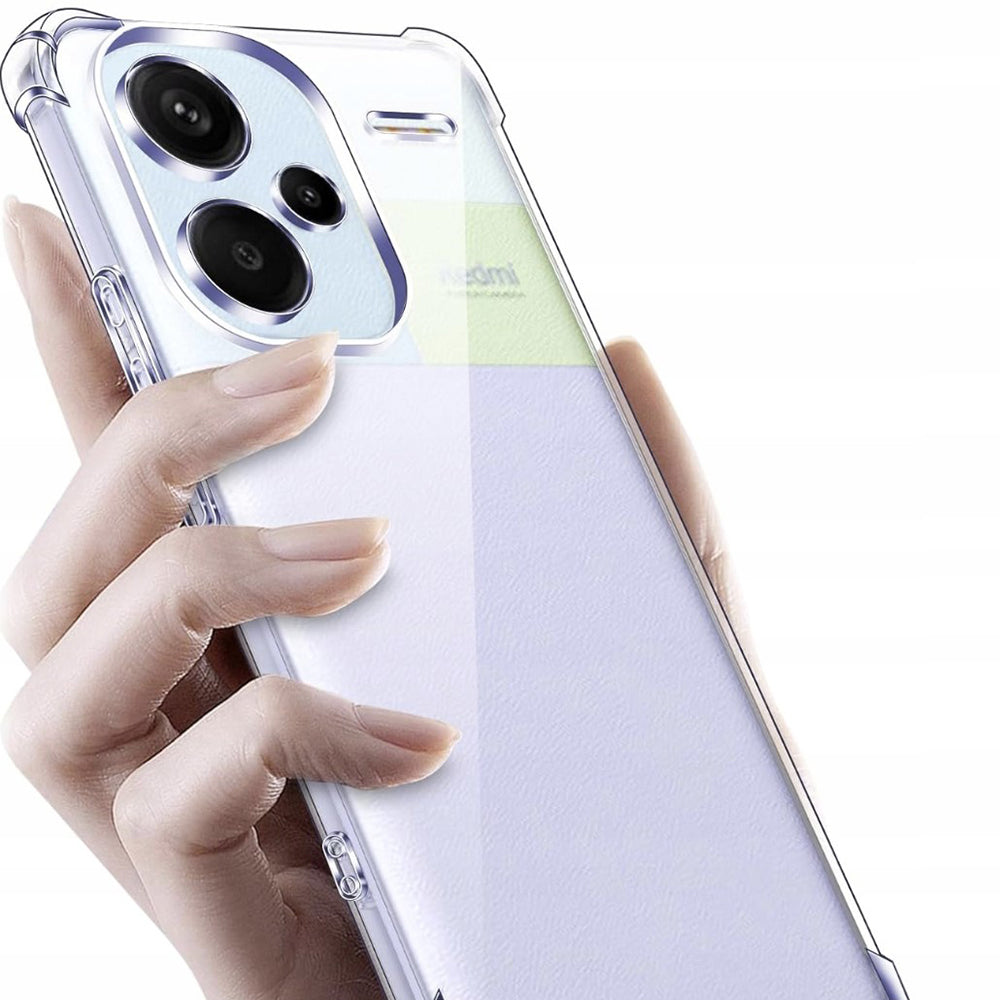 Custodia per Xiaomi Redmi Note 13 Pro+, Techsuit, Shockproof Clear, Trasparente