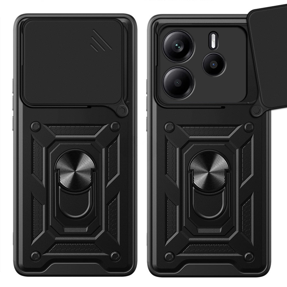 Custodia per Xiaomi Redmi Note 14 4G (Regionale), Techsuit, CamShield, Blu
