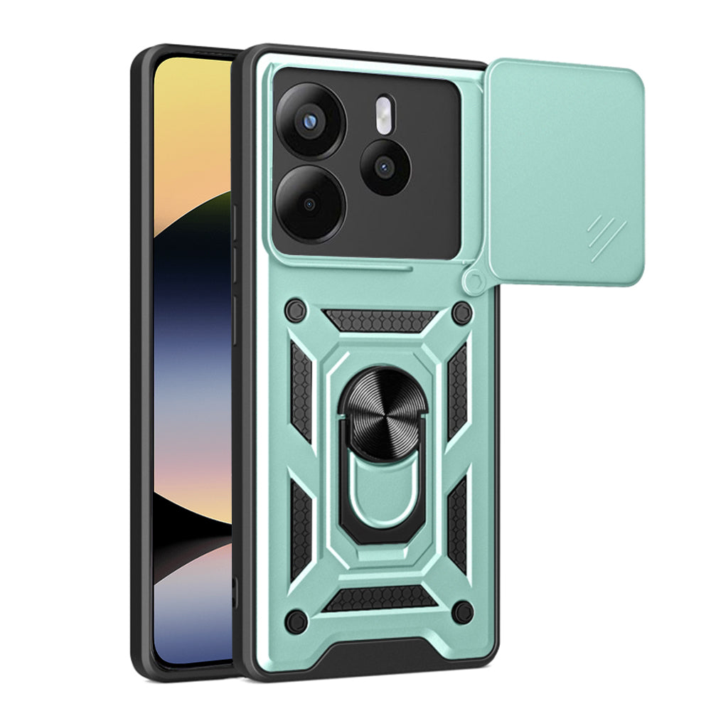 Custodia per Xiaomi Redmi Note 14 4G (Standard), Techsuit, CamShield, Verde