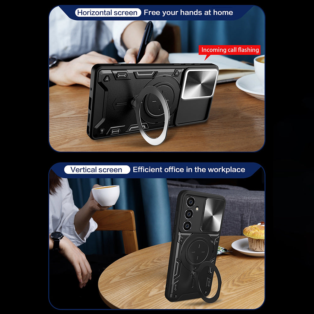 Custodia per Xiaomi Redmi Note 14 5G, Techsuit, CamGuard Pro, Nera